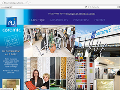 AJ Ceramic – Site web