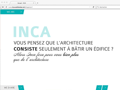 Inca – Intro site web
