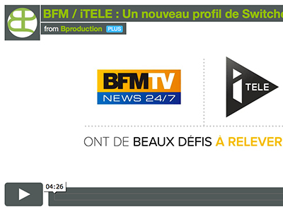 BFM / Itele – Motion design