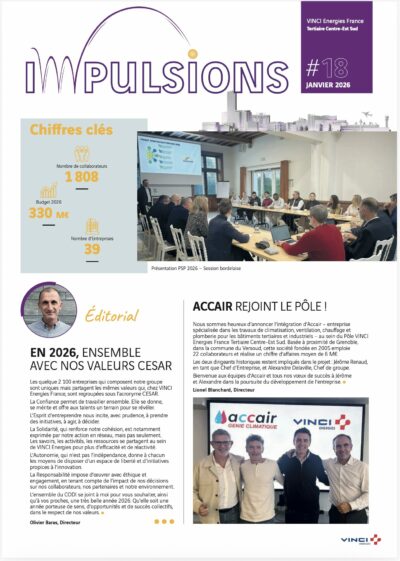 Rédaction journal interne Impulsions – VINCI Energies